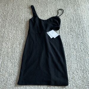 Sophie Rue — Two Strap Black Mini Dress